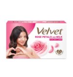 Velvet Soap Rose Petals & Milk 95g
