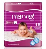 Marvel Baby Diapers, L 16 pcs